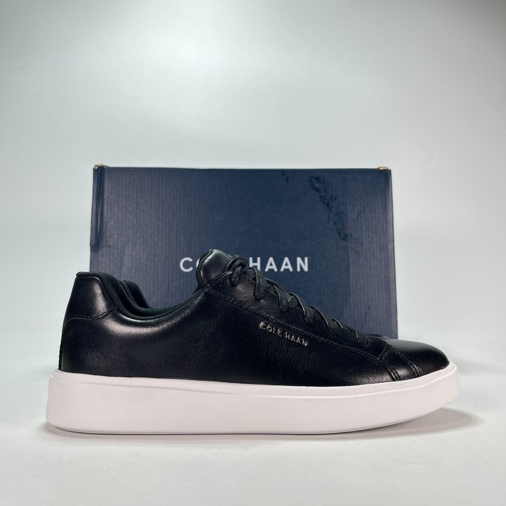 Cole Haan Grand Crosscourt Daily Black White Sneakers W26650 Women's Size 8